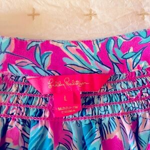 Lily Pulitzer silk Elsa top